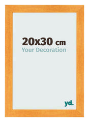Photo Frame 20x30cm Orange MDF Pisa Front Size | Yourdecoration.co.uk