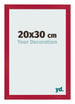 Photo Frame 20x30cm Red MDF Bologna Front Size | Yourdecoration.co.uk