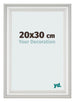 Photo Frame 20x30cm White Swept MDF Lazio Front Size | Yourdecoration.co.uk