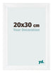Photo Frame 20x30cm White Vintage MDF Pisa Front Size | Yourdecoration.co.uk