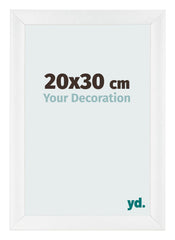 Photo Frame 20x30cm White Vintage MDF Pisa Front Size | Yourdecoration.co.uk