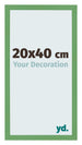 Photo Frame 20x40 cm Green MDF Bologna Front Size | Yourdecoration.co.uk