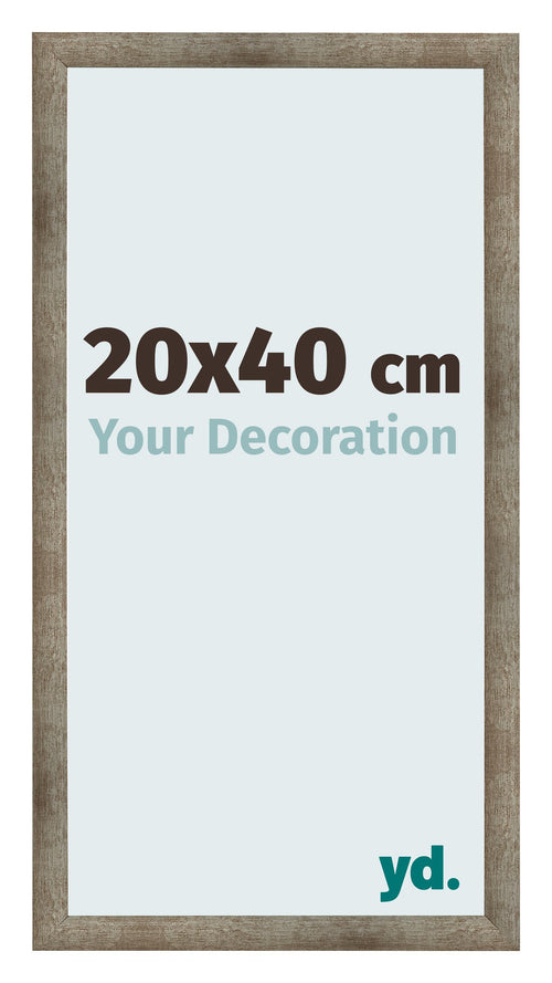 Photo Frame 20x40 cm Metal Vintage MDF Bologna Front Size | Yourdecoration.co.uk