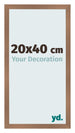 Photo Frame 20x40cm Copper Design MDF Bologna Front Size | Yourdecoration.co.uk