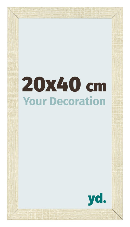 Photo Frame 20x40cm Sonoma Oak MDF Pisa Front Size | Yourdecoration.co.uk