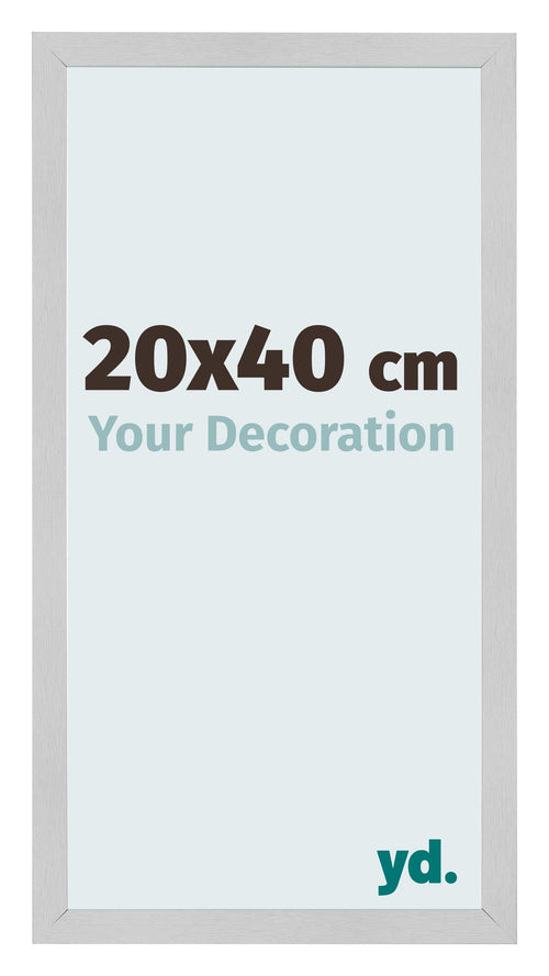 Photo Frame 20x40cm Stainless Steel MDF Bologna Front Size | Yourdecoration.co.uk