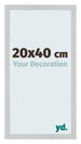 Photo Frame 20x40cm Stainless Steel MDF Bologna Front Size | Yourdecoration.co.uk