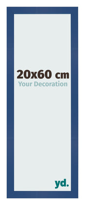Photo Frame 20x60 cm Dark Blue MDF Bologna Front Size | Yourdecoration.co.uk
