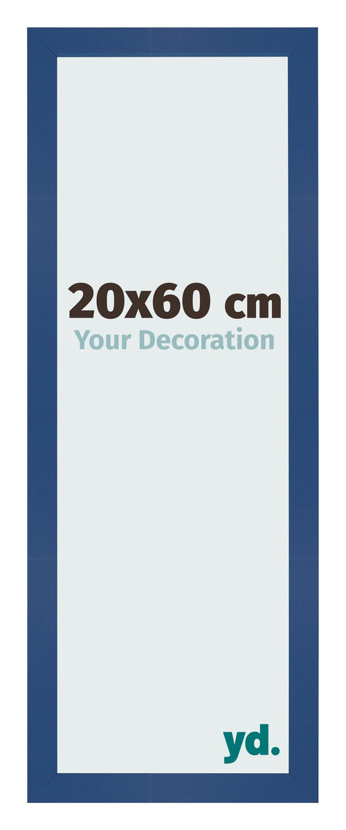 Photo Frame 20x60 cm Dark Blue MDF Bologna Front Size | Yourdecoration.co.uk
