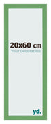 Photo Frame 20x60 cm Green MDF Bologna Front Size | Yourdecoration.co.uk
