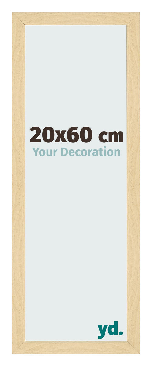 Photo Frame 20x60cm Beech Design MDF Bologna Front Size | Yourdecoration.co.uk