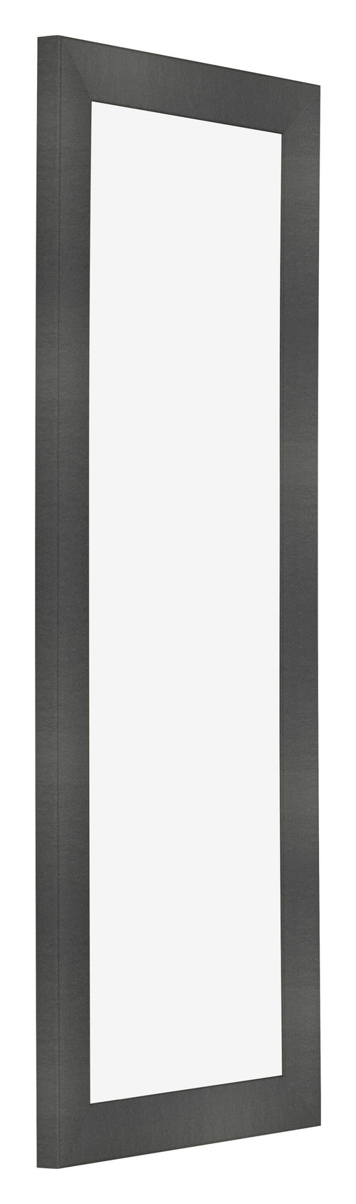 Photo Frame 20x60cm Black Silver Polished MDF Pisa Front Oblique | Yourdecoration.co.uk