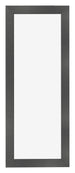 Photo Frame 20x60cm Black Silver Polished MDF Pisa Front | Yourdecoration.co.uk