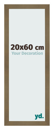 Photo Frame 20x60cm Bronze Design MDF Bologna Front Size | Yourdecoration.co.uk