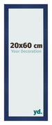 Photo Frame 20x60cm Dark Blue Swept MDF Bologna Front Size | Yourdecoration.co.uk