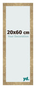 Photo Frame 20x60cm Gold Antique MDF Bologna Front Size | Yourdecoration.co.uk