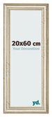 Photo Frame 20x60cm Metallic Gloss MDF Lazio Front Size | Yourdecoration.co.uk