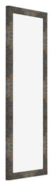 Photo Frame 20x60cm Oxidized Metal MDF Bologna Front Oblique | Yourdecoration.co.uk
