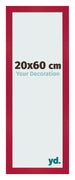 Photo Frame 20x60cm Red MDF Bologna Front Size | Yourdecoration.co.uk