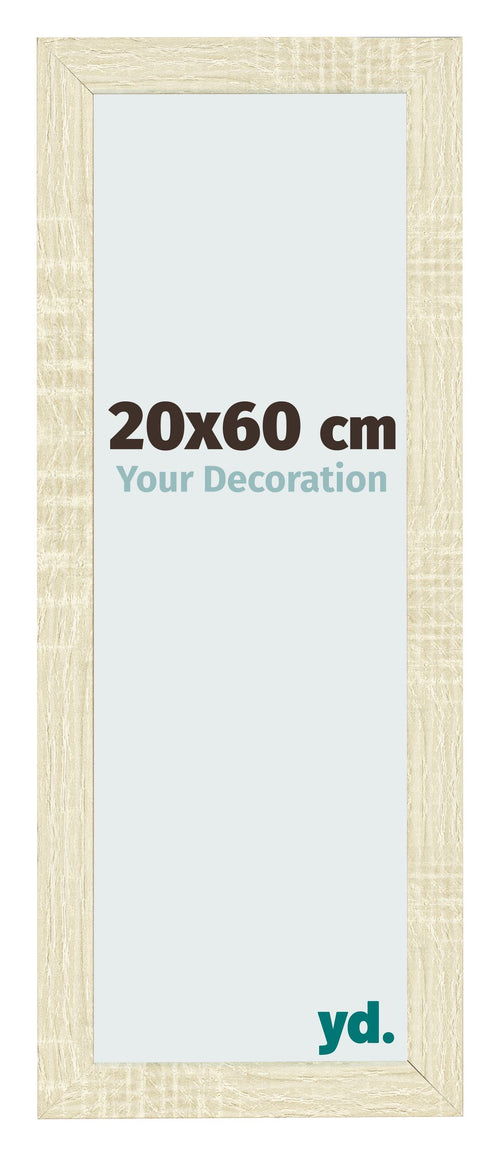 Photo Frame 20x60cm Sonoma Oak MDF Pisa Front Size | Yourdecoration.co.uk