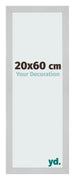 Photo Frame 20x60cm Stainless Steel MDF Bologna Front Size | Yourdecoration.co.uk