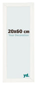 Photo Frame 20x60cm White Vintage MDF Pisa Front Size | Yourdecoration.co.uk