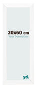 Photo Frame 20x60cm White Vintage MDF Pisa Front Size | Yourdecoration.co.uk