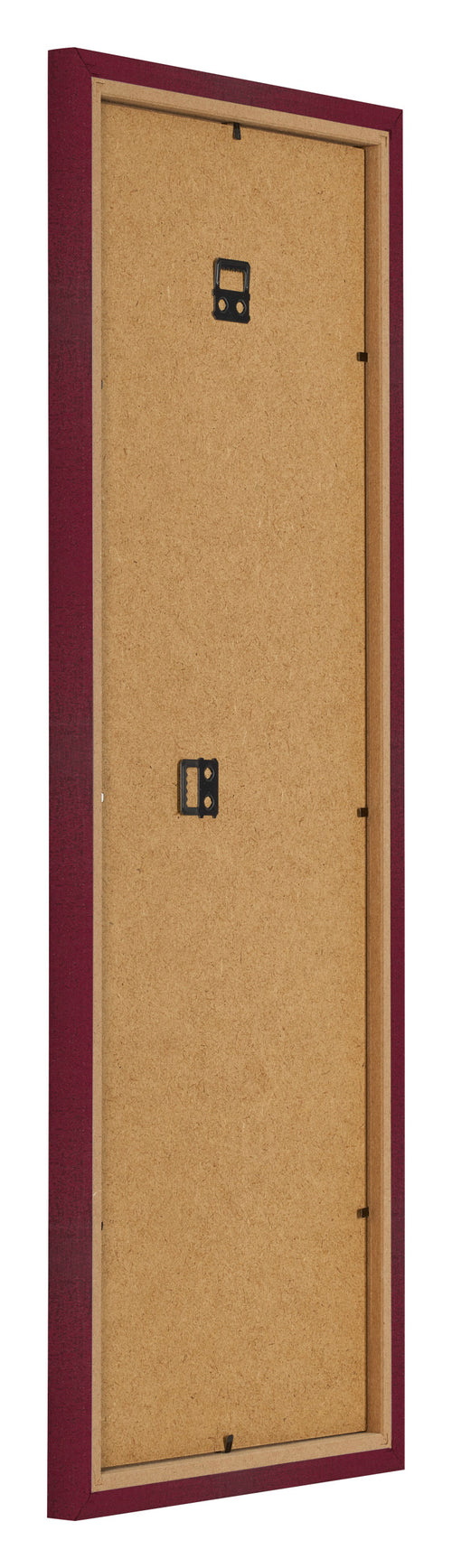 Photo Frame 20x60cm Wine Red Swept MDF Bologna Back Oblique | Yourdecoration.co.uk