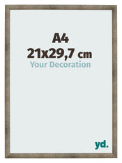 Photo Frame 21x29 7 cm A4 Metal Vintage MDF Bologna Front Size | Yourdecoration.co.uk