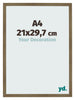 Photo Frame 21x29 7cm A4 Bronze Design MDF Bologna Front Size | Yourdecoration.co.uk