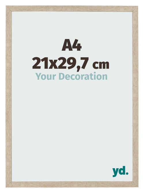 Photo Frame 21x29 7cm A4 Sonoma Oak MDF Bologna Front Size | Yourdecoration.co.uk