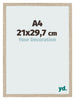 Photo Frame 21x29 7cm A4 Sonoma Oak MDF Bologna Front Size | Yourdecoration.co.uk