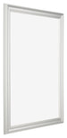 Photo Frame 21x29 7cm A4 White Swept MDF Lazio Front Oblique | Yourdecoration.co.uk