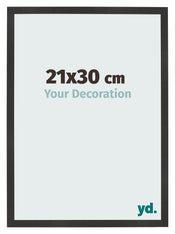 Photo Frame 21x30 cm Black Matte MDF Bologna Front Size | Yourdecoration.co.uk