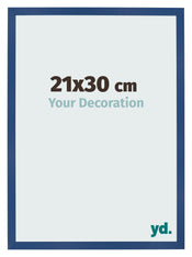 Photo Frame 21x30 cm Dark Blue MDF Bologna Front Size | Yourdecoration.co.uk