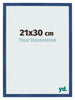 Photo Frame 21x30 cm Dark Blue MDF Bologna Front Size | Yourdecoration.co.uk
