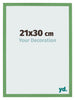 Photo Frame 21x30 cm Green MDF Bologna Front Size | Yourdecoration.co.uk