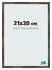 Photo Frame 21x30 cm Oxidized Metal MDF Bologna Front Size | Yourdecoration.co.uk