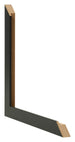 Photo Frame 21x30cm Black Matte MDF Bologna Detail Intersection | Yourdecoration.co.uk