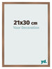 Photo Frame 21x30cm Copper Design MDF Bologna Front Size | Yourdecoration.co.uk