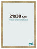 Photo Frame 21x30cm Gold Antique MDF Bologna Front Size | Yourdecoration.co.uk