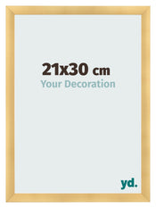 Photo Frame 21x30cm Gold Vintage MDF Pisa Front Size | Yourdecoration.co.uk