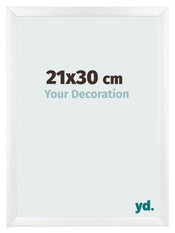 Photo Frame 21x30cm White Vintage MDF Pisa Front Size | Yourdecoration.co.uk