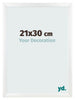 Photo Frame 21x30cm White Vintage MDF Pisa Front Size | Yourdecoration.co.uk