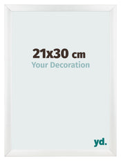 Photo Frame 21x30cm White Vintage MDF Pisa Front Size | Yourdecoration.co.uk