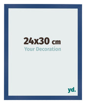 Photo Frame 24x30 cm Dark Blue MDF Bologna Front Size | Yourdecoration.co.uk