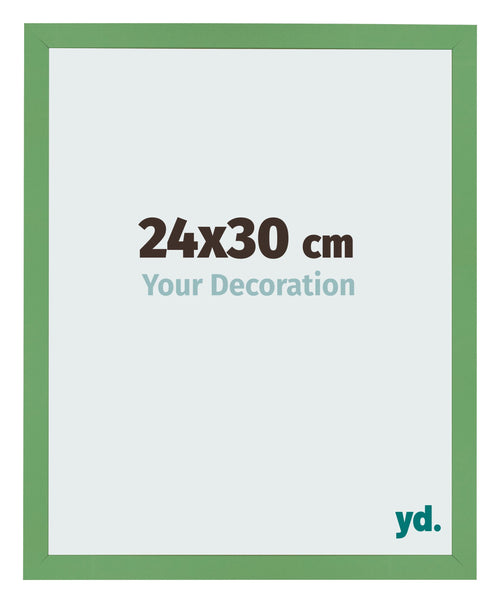 Photo Frame 24x30 cm Green MDF Bologna Front Size | Yourdecoration.co.uk