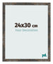 Photo Frame 24x30 cm Oxidized Metal MDF Bologna Front Size | Yourdecoration.co.uk
