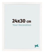 Photo Frame 24x30 cm White High Gloss MDF Bologna Front Size | Yourdecoration.co.uk