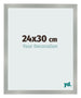 Photo Frame 24x30cm Aluminum Brushed MDF Bologna Front Size | Yourdecoration.co.uk
